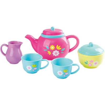 Afbeelding van Play Theeservies Bloemen Speelset, 7dlg.