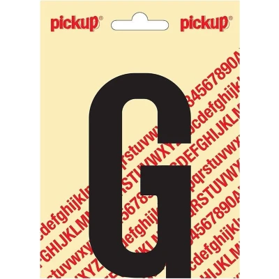 Afbeelding van Plakletter Nobel Sticker zwarte letter G Pickup