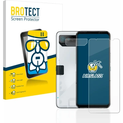 Afbeelding van BROTECT Screenprotector voor ASUS ROG Phone 7 Ultimate (Voor+Camera) Folie Beschermfolie Beschermglas transparant
