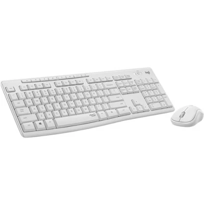 Image de Logitech MK295 Silent Ensemble clavier et souris sans fil 2.4 GHz Hongrois blanc cassé