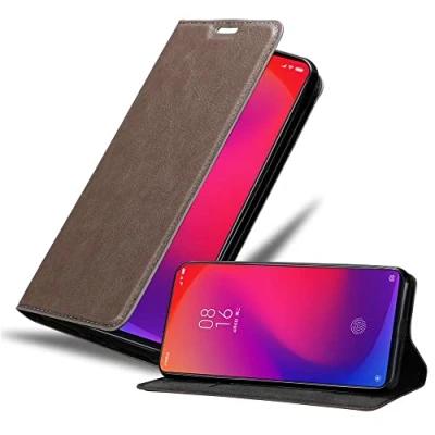 Afbeelding van Cadorabo Hoesje geschikt voor Xiaomi Mi 9T / PRO RedMi K20 in KOFFIE BRUIN Beschermhoes met magnetische sluiting, standfunctie en kaartvakje Book Case Cover Etui