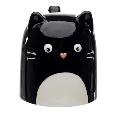 Afbeelding van Puckator Mokken &amp; Trendy Keuken Levensmiddelen Feline Fine Cat Omgekeerde beker van Dolomiet Keramiek