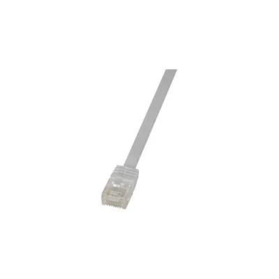 Image de LogiLink SlimLine Câble réseau Cat6 U/UTP AWG32 1,00 m Blanc