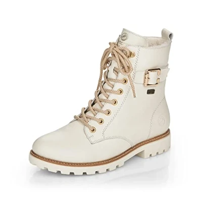 Afbeelding van Remonte Veterboots, Dames, Maat: 36, Dirtywhite Leer