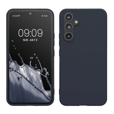 Afbeelding van kwmobile telefoonhoesje geschikt voor Samsung Galaxy A54 5G Hoesje smartphone Back cover in donkerblauw