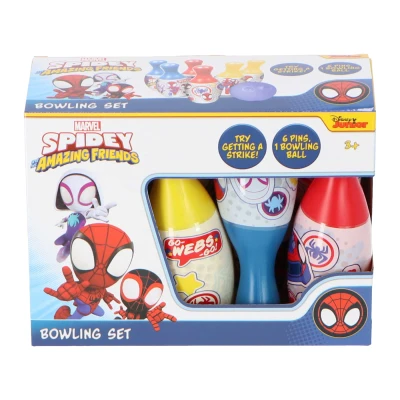Afbeelding van Spiderman Bowlingset &amp; Friends 5056219085999