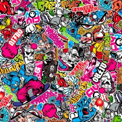 Afbeelding van Mijnautoonderdelen Stickerbomb EU 407900
