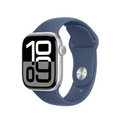 Image de Apple Watch Series 10 4G 42 mm Argent Bracelet Sport S/M