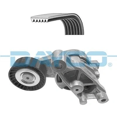 Afbeelding van DAYCO KPV252 Poly V riem set VOLKSWAGEN: Golf 5, Caddy 3, Passat B6 Saloon, AUDI: A3 Sportback, Hatchback, SKODA: Octavia II Hatchback