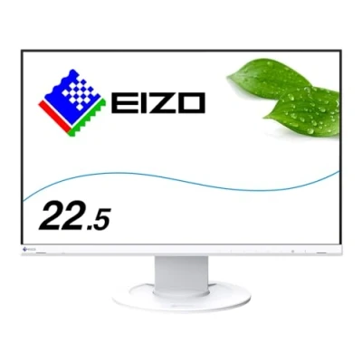 Image de EIZO FlexScan EV2360 WT Écran LED 22.5&quot; 1920 x 1200 IPS 1000:1 5 ms DVI D VGA DisplayPort haut parleurs blanc