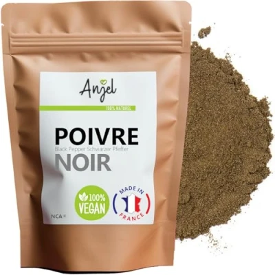 Afbeelding van Zwarte peper uit Madagaskar, 100 g, hoogwaardig peperpoeder voor een intense smaak, 100% natuurlijk, NCA