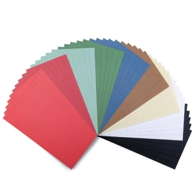Afbeelding van Florence Cardstock Papier Linnenstructuur 27x13,5cm Kerst 45 vellen