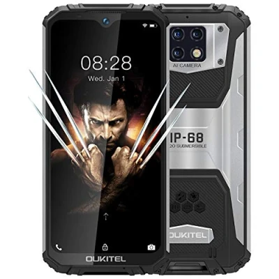 Afbeelding van OUKITEL WP6 smartphone (2020) 4G, batterij 10.000 mAh (snel opladen), robuuste IP68, schokbestendig, waterdicht, camera 48 MP, Helio P70, 6 GB en 128 GB, FHD+ 6,3 inch, Dual SIM GPS WiFi,