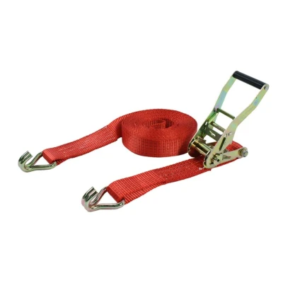 Afbeelding van LoadLok 10010977 Spanband met ratelgesp en J haken 9m x 50mm