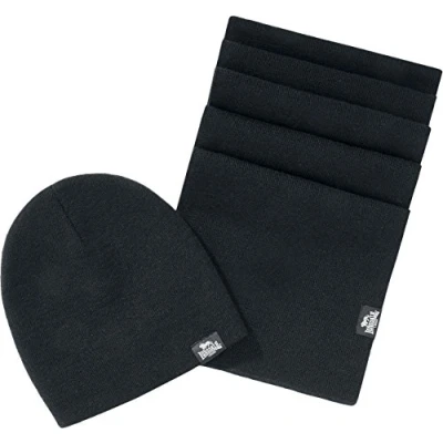 Afbeelding van Lonsdale Unisex SET Leafield Muts, Maat: One Size, Black