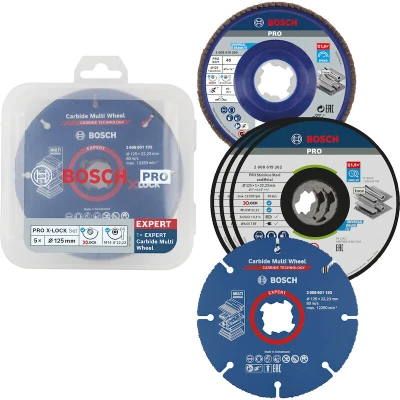 Afbeelding van Bosch Accessories 2608619374 X LOCK Lamellenschuurschijf Diameter 125 mm Boordiameter 22.23 5 stuk(s)