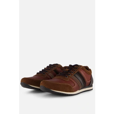 Afbeelding van Australian Camaro Sneakers cognac Leer Maat 48