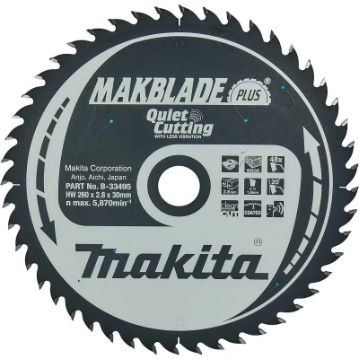 Afbeelding van Makita Zaagblad Q C 260X30x2,8 48T 20G B 33495