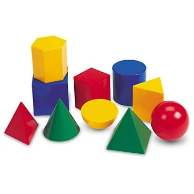 Afbeelding van Learning Resources Grote geometrische vormen van kunststof Geosolids