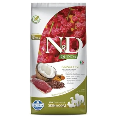 Afbeelding van Farmina N&amp;D Grain Free Dog Quinoa Skin &amp; Coat Adult Duck 7 kg Hond