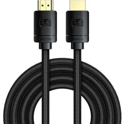 Afbeelding van Baseus HDMI 8K naar Kabel 48Gbps met 2.1 3M Zwart