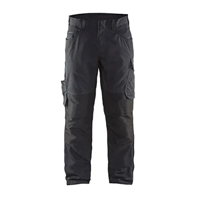Afbeelding van Blaklader Service werkbroek met stretch 1459 1845 Medium Grijs/Zwart D120