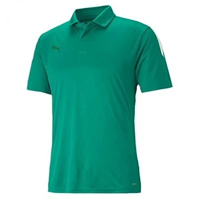 Afbeelding van Puma, Mannen, Sportief shirt, teamLIGA Zijlijn Polo 657257 (S), Groen, S