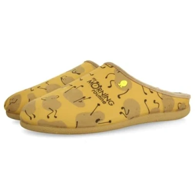 Afbeelding van Hot Potatoes Pantoffels, Heren, Maat: 41, Mostaza Textiel