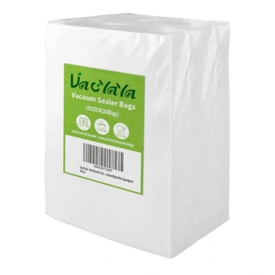Afbeelding van VacYaYa 200 zakken 15 x 25 cm vacuümzakken voor levensmiddelen, BPA vrij en LFGB vrij, vacuümvrieszak, compatibel met elke vacuümsealer
