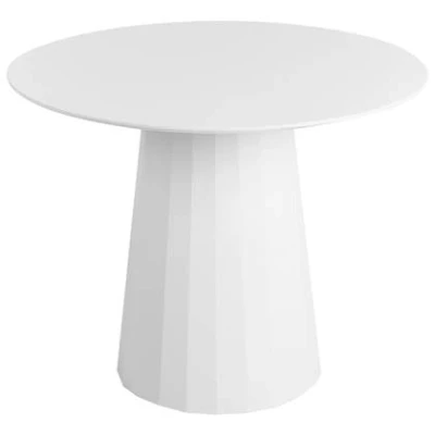 Afbeelding van Eettafel PLATO Wit 100 cm Metaal