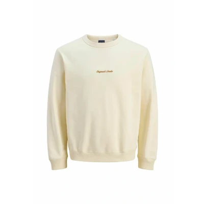 Afbeelding van Jack &amp; Jones Junior Jornorrebro EMB CREW NOOS JNR Sweater voor kinderen, Maat: 140, Antique white