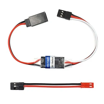 Afbeelding van Afstandsbediening AUX aan/uit elektronisch schakelrelais voor auto vrachtwagen boot licht led drone (4A)