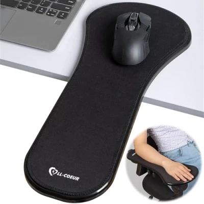 Afbeelding van LL COEUR Verstelbare armsteun, ergonomische polssteun, verlenging, bureau, computerblad, armleuning, muismat, voor tafel en stoel