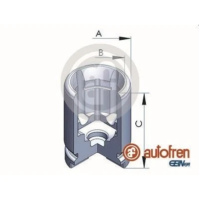 Afbeelding van AUTOFREN SEINSA D02526 Zuiger, remklauw 30 Achteras LUCAS/NIH HONDA: CRX 2, CIVIC 4 Hatchback