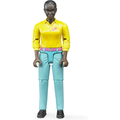 Afbeelding van Bruder Vrouw met turquoise jeans 1:16