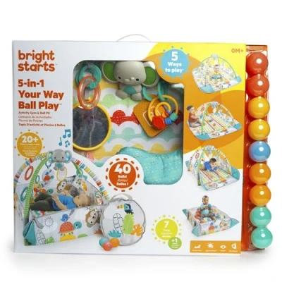 Image de BRIGHT STARTS Tapis d&#039;Eveil Evolutif et Multifonction 5 en 1 Totally Tropical