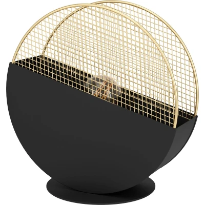 Afbeelding van EGLO Mumbles Tafellamp E27 28,5 cm Zwart/Goud
