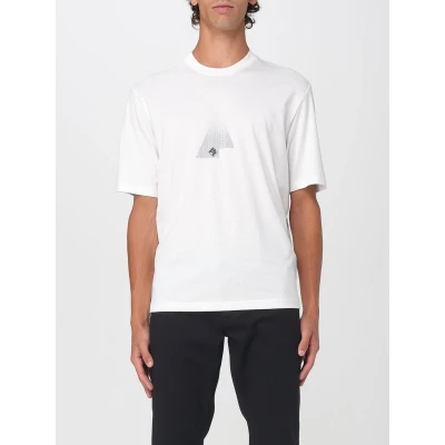 Afbeelding van Armani Exchange Tshirt print, Heren, Maat: Large, Blanc