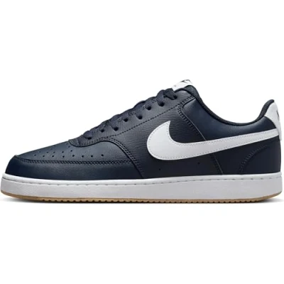 Afbeelding van Nike Court vision LO Donker Blauw / wit Maat 45.5