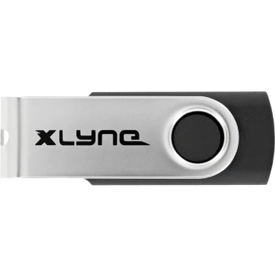 Afbeelding van Xlyne USB stick Retail 64 GB Zwart/zilver 7606400 C