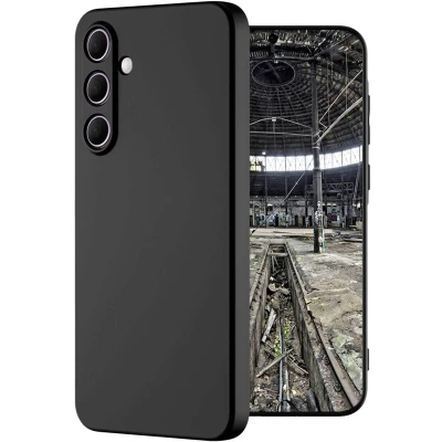 Afbeelding van JT Berlin BackCase Pankow Soft Backcover Samsung Galaxy A55 5G Zwart Stootbestendig