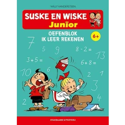 Afbeelding van Suske en Wiske Junior 1 Oefenblok: Ik leer rekenen 6+