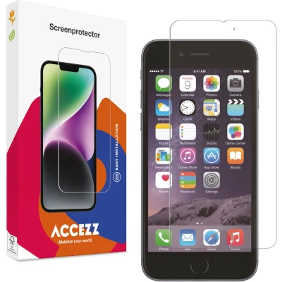 Afbeelding van Accezz Screenprotector Geschikt voor iPhone SE (2020) / (2022) Gehard Glas