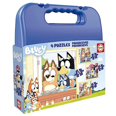 Afbeelding van Set van 4 Puzzels Educa Bluey (1 Stuks)