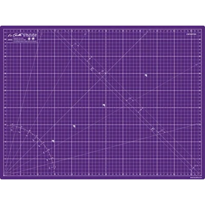 Afbeelding van La Canilla Zelfherstellende Snijmat paars A2 (60 x 45 cm) voor naaien en knutselen