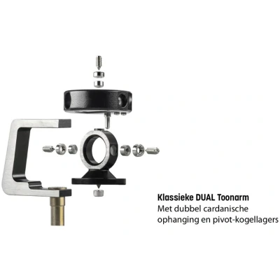 Afbeelding van CS 518 Manuele hifi draaitafel walnoot