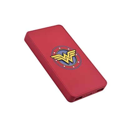 Image de EMTEC Power Essentials DC Comics Wonderwoman Banque d&#039;alimentation 5000 mAh 2 A connecteurs de sortie (USB) sur le câble : Micro USB