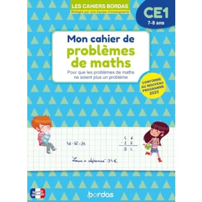 Afbeelding van MON CAHIER DE PROBLEMES MATHS CE1