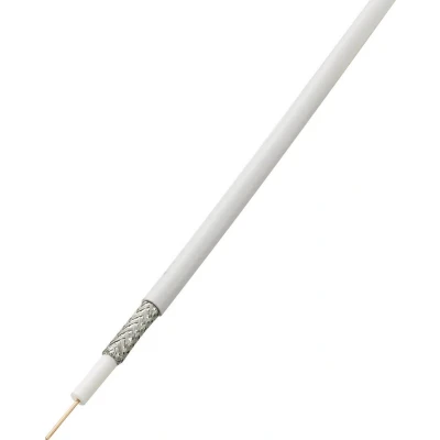 Afbeelding van TRU COMPONENTS 1567172 Coaxkabel Buitendiameter: 6.80 mm RG6 /U 75 Ω 85 dB Wit 100 m
