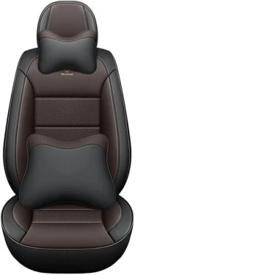 Afbeelding van GRFERT CLLYCRSM Universele autostoelhoezen Sets voor Dacia Sandero Stepway 3.Gen 2.Gen 2012 2013 2014 2015 2016 2017 2018 2019 2020 2025, compatibel met de meeste